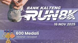 Bank Kalteng Run 2025 Siap Warnai Palangka Raya dengan Semangat HUT Ke-64