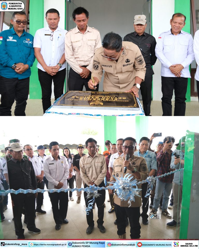 Permudah Akses Layanan Kesehatan, Bupati Resmikan Puskesmas Betang Barigas