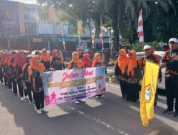 Sambut HUT ke 63, PWRI Kotim Gelar Jalan Sehat