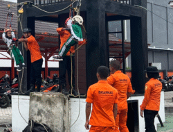 Anak TK Diperkenalkan Dasar Pertolongan Dini di Basarnas Palangka Raya