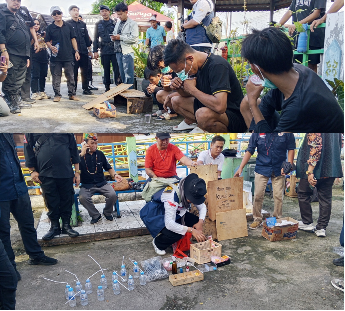 BNNP Kalteng Gerebek Kampung Ponton