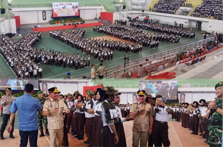 Pangdam Membuka, Gubernur Menutup Persami Bela Negara KKRI Diikuti 3.000 Siswa Kalteng