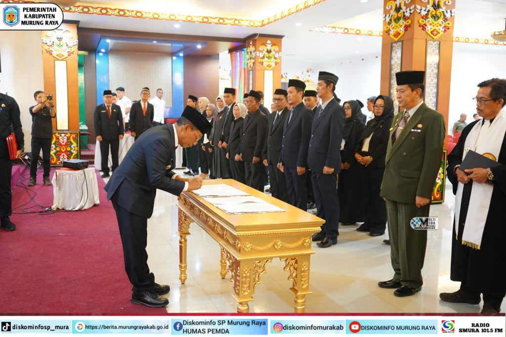 Bupati Murung Raya Lantik Pj Sekda