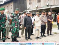 Bupati Murung Raya Sambut Kedatangan Danyonif TP 883