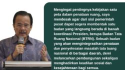 KONFLIK AGRARIA-Teras Narang Desak Kebijakan Satu Peta Tata Ruang