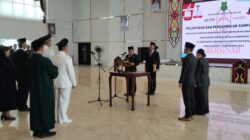 Mulai Tren Mutasi Pejabat di Kalteng, Bupati Wiyatno Ambil Sumpah 71 Pejabat Manajerial