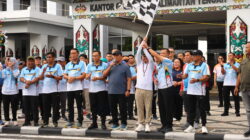 Agustiar Sabran Jalan Sehat dan Senam Bersama ASN