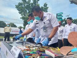 Ditjenpas Kalteng Musnahkan Barang Sitaan Lapas dan Rutan