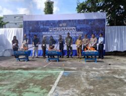 Bea Cukai Pangkalan Bun Musnahkan Barang Ilegal