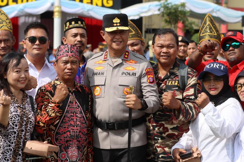 Teguhkan Persatuan dan Kesatuan Bangsa, Polda Kalteng Gelar Apel Kebangsaan