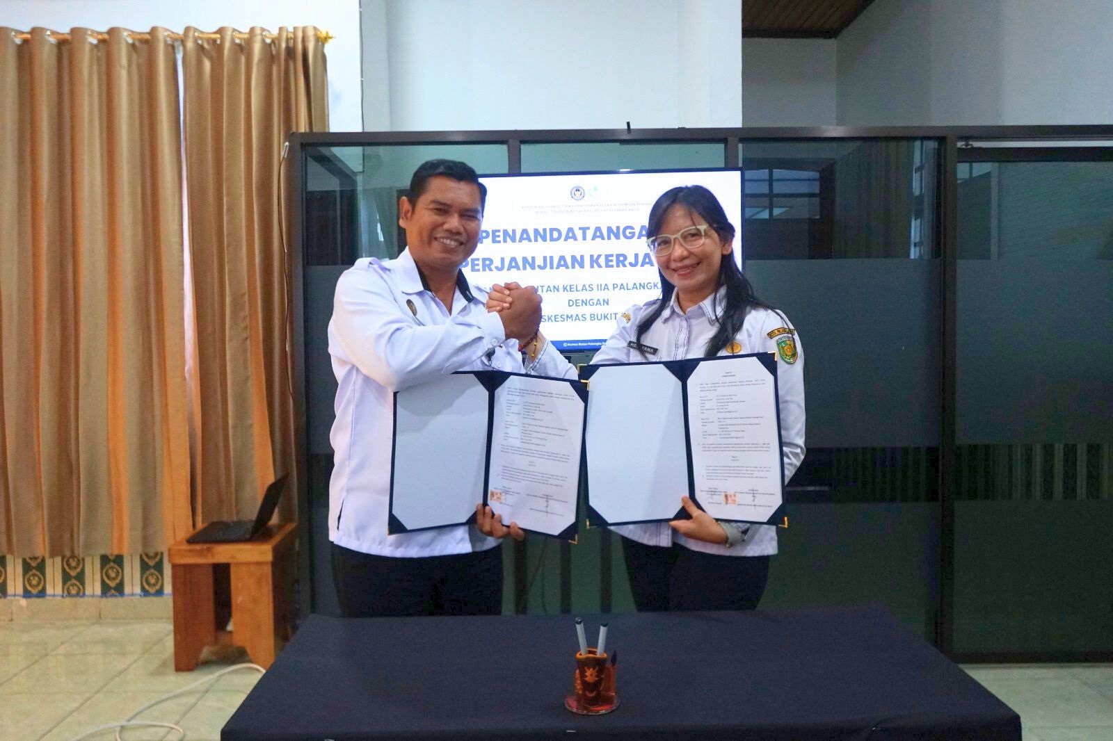 Perkuat Layanan Kesehatan, Rutan Palangka Raya-Puskesmas Bukit Hindu Kerja Sama