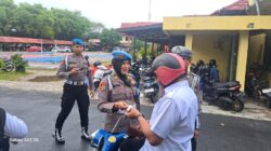 Tegakkan Disiplin, Bid Propam Periksa Surat Kendaraan Personel