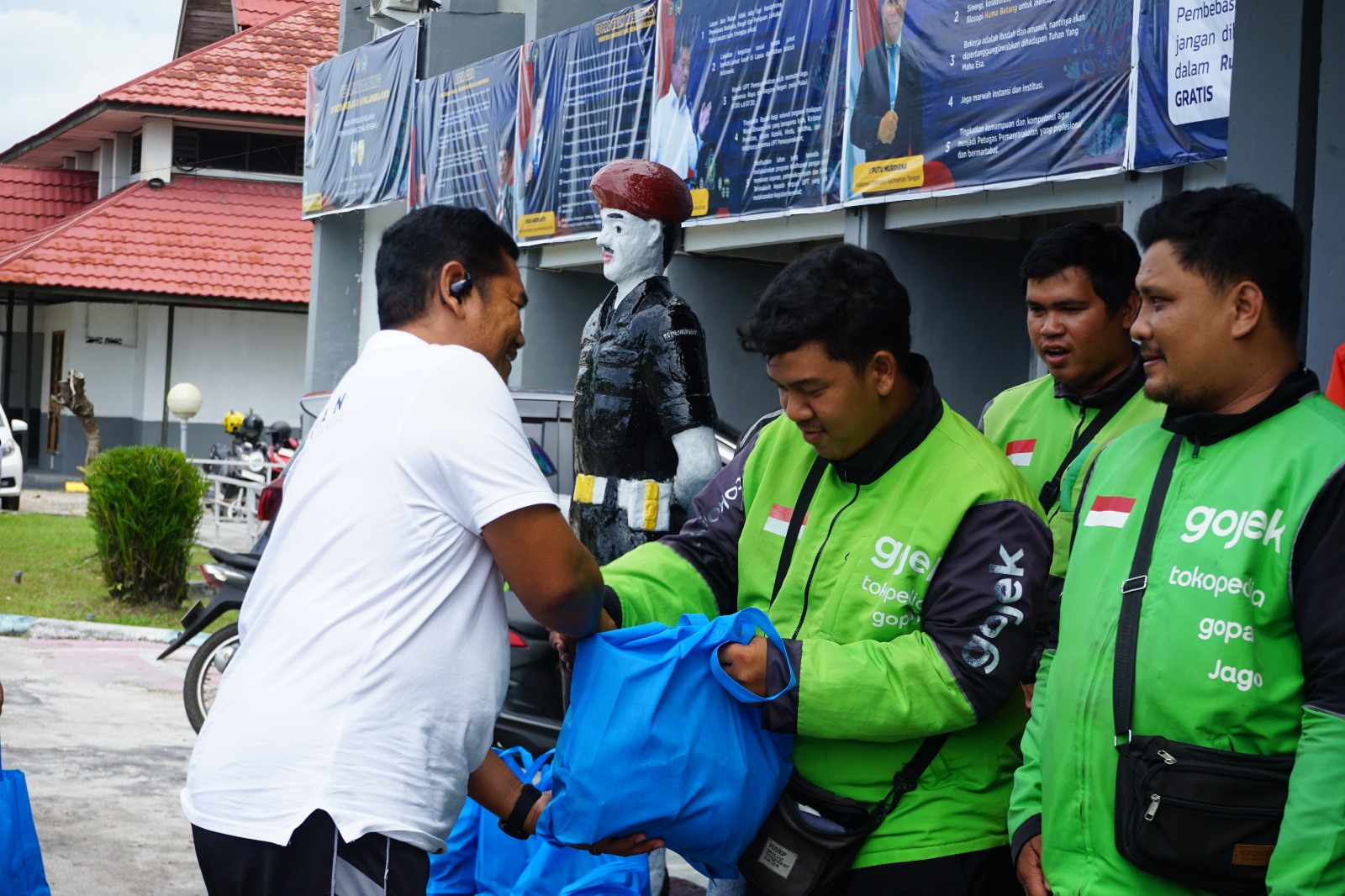 Rutan Palangka Raya Baksos untuk Ojol