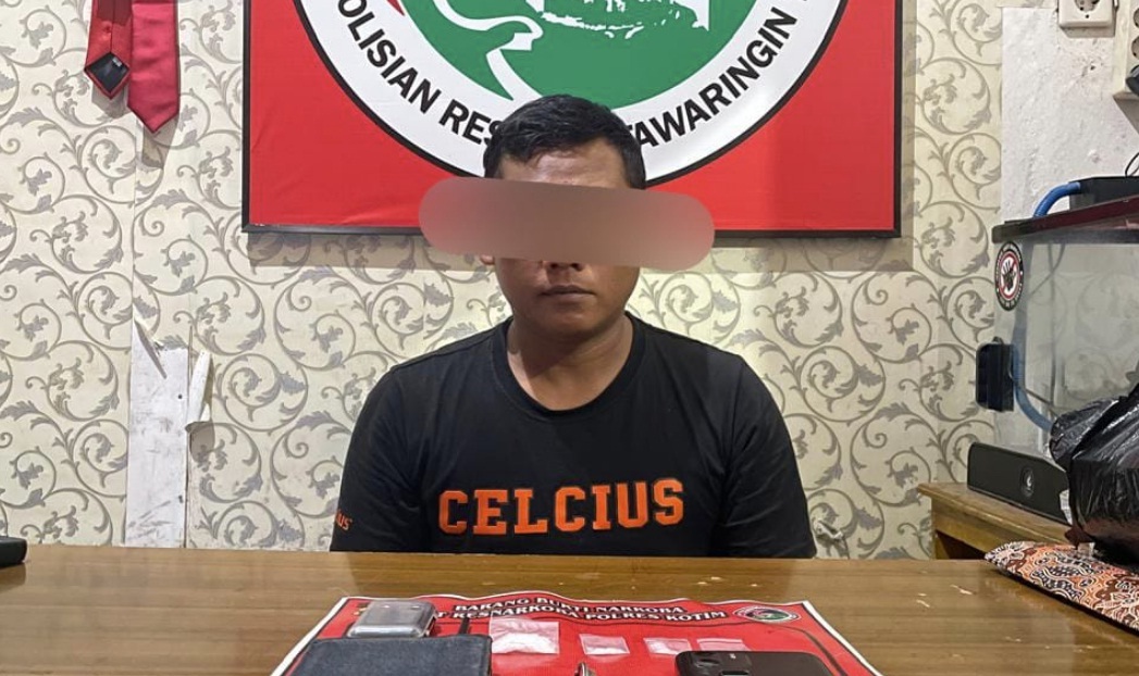 Bawa 4 Paket Sabu, Pemuda Palangka Raya Diringkus di Kotim