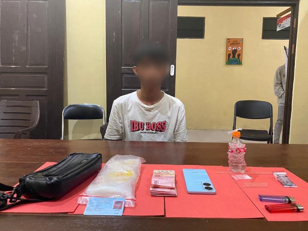 Polsek Hanau Amankan 0,92 Gram Sabu di Pembuang Hulu I