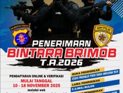 Polda Kalteng Buka Penerimaan Bintara Brimob 2025