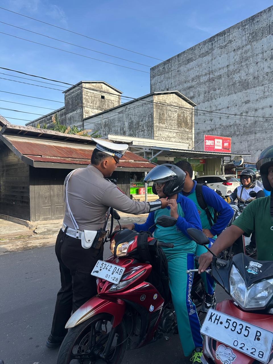 Satlantas Seruyan Sosialisasi Operasi Zebra Telabang