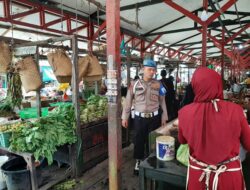 Polsek Seruyan Hilir Pantau Harga Sembako