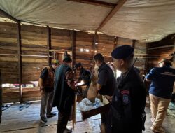 Brimob Kalteng Dukung BNN Bersihkan Kawasan Ponton