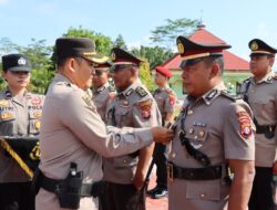 Mutasi di Polres Gumas, Sejumlah PJU Berganti