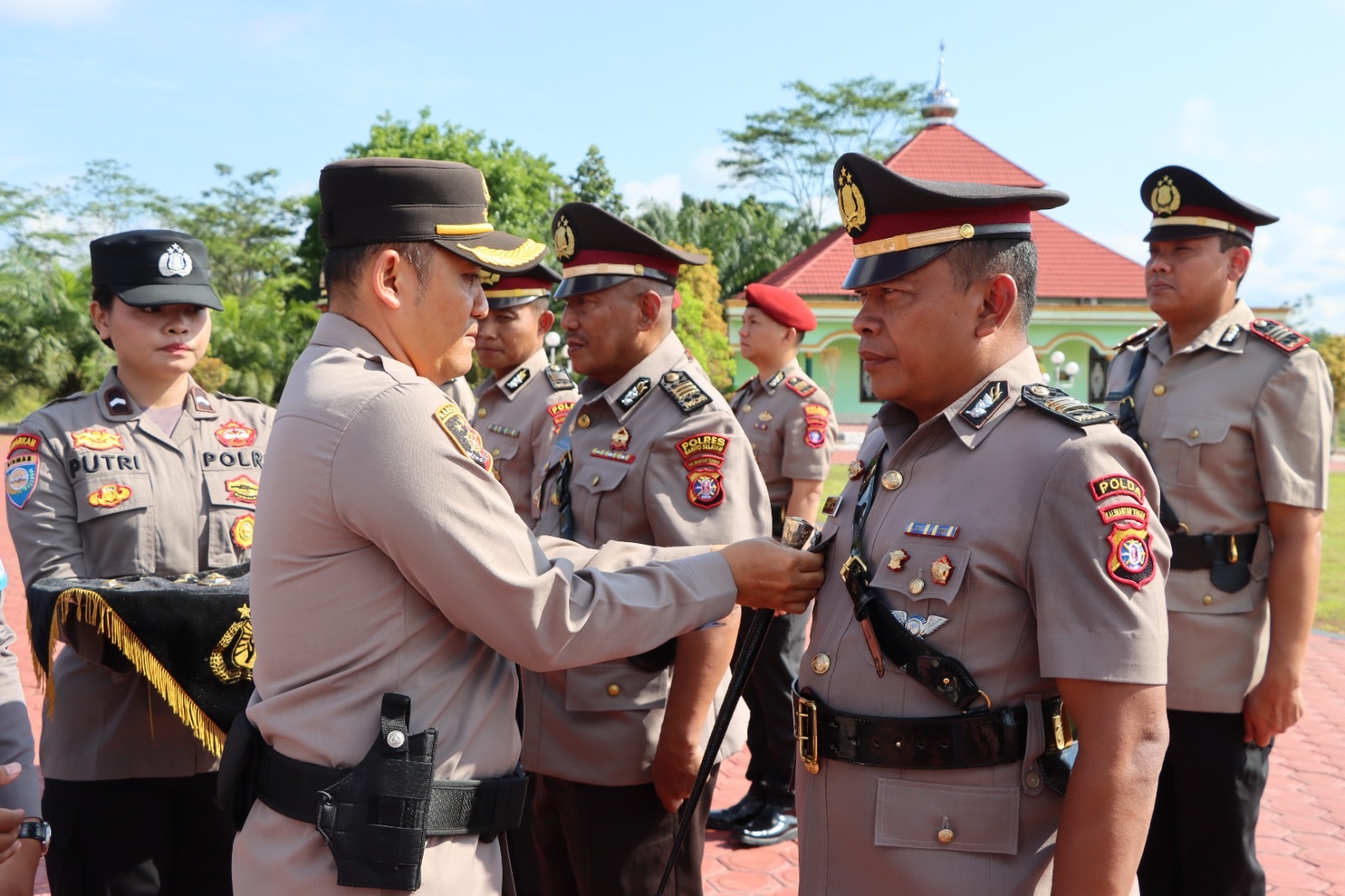 Mutasi di Polres Gumas, Sejumlah PJU Berganti