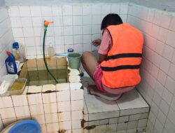 Ciptakan Zero Halinar, Lapas Sampit Razia dan Tes Urine Warga Binaan