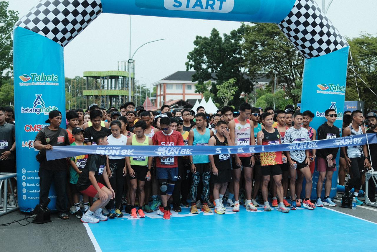BANK KALTENG RUN 2025 SATUKAN RIBUAN MASYARAKAT DALAM SEMANGAT HUT KE-64 BANK KALTENG