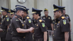 SERTIJAB KAJATI KALTENG-Nurcahyo Komitmen Perkuat Penegakan Hukum