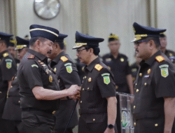 SERTIJAB KAJATI KALTENG-Nurcahyo Komitmen Perkuat Penegakan Hukum