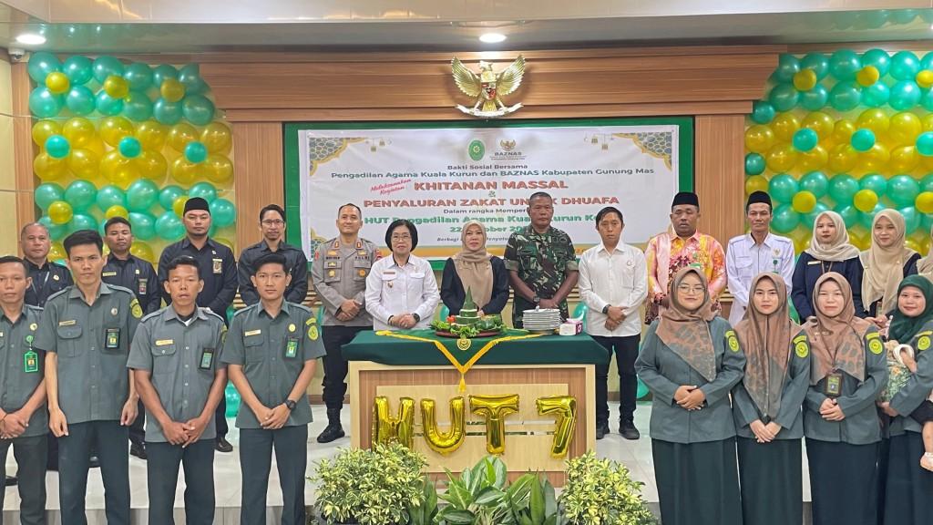 Wabup Efrensia Hadiri HUT Ke-7 Pengadilan Agama Kuala Kurun
