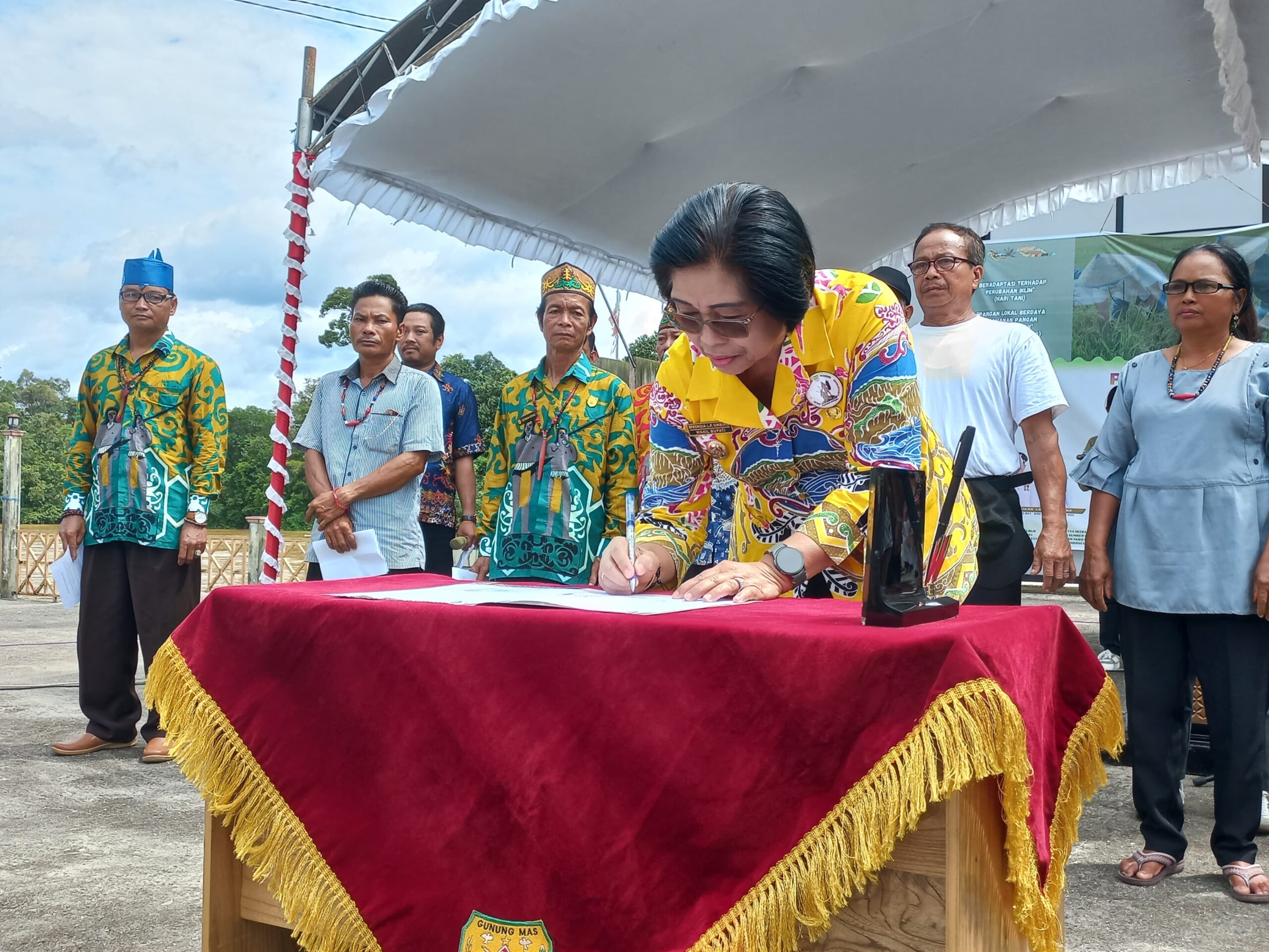 Pemkab Gumas Gelar Pasar Pangan Lokal dan GPM