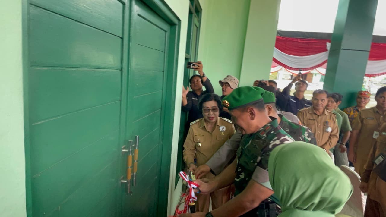 Wabup Hadiri Peresmian Kodim 1018/Gunung Mas