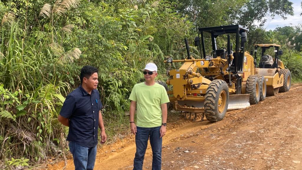 Pemkab Gunung Mas Genjot Pembangunan Jalan Pedalaman