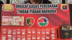 Tangkap Pengedar Sabu, 69 Paket Siap Edar Disita