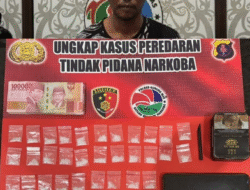 Tangkap Pengedar Sabu, 69 Paket Siap Edar Disita