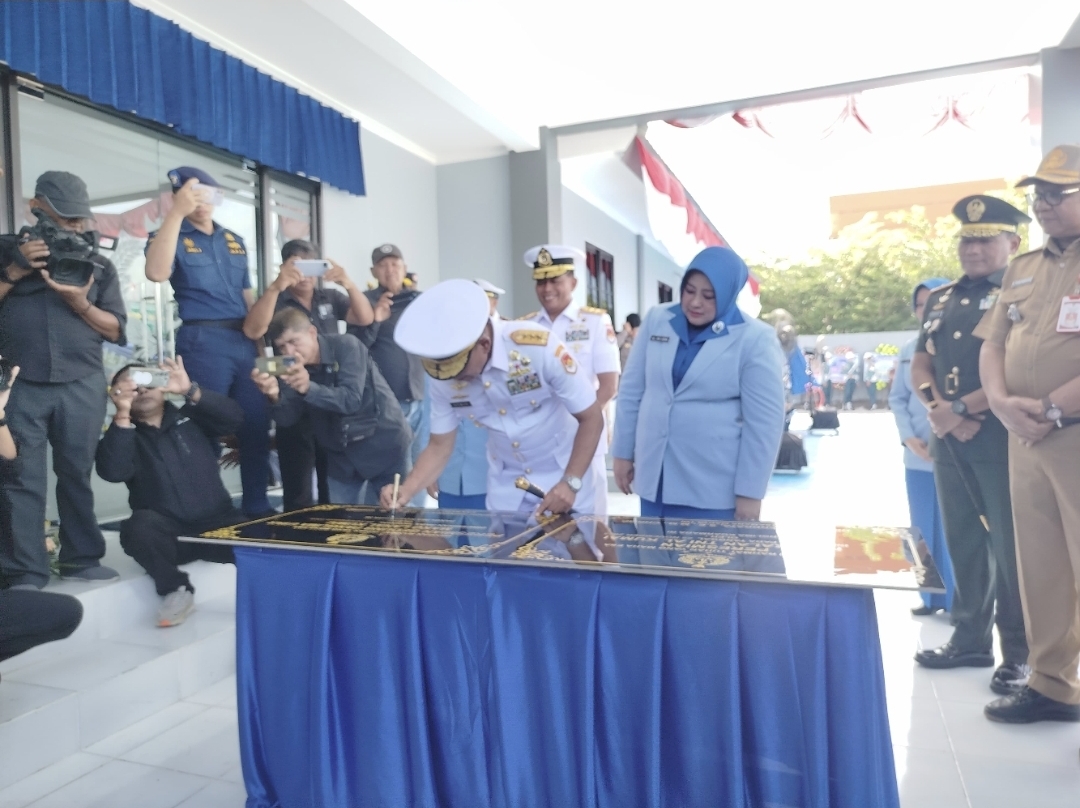 Tonggak Baru Pertahan Laut di Kalteng-Pangkoarmada RI Resmikan Gedung Baru Mako Lanal Kumai