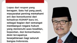 Teras Narang Apresiasi Hadirnya KUHAP Baru
