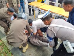 Laka Tunggal, Anggota Satpol PP Kalteng Meninggal