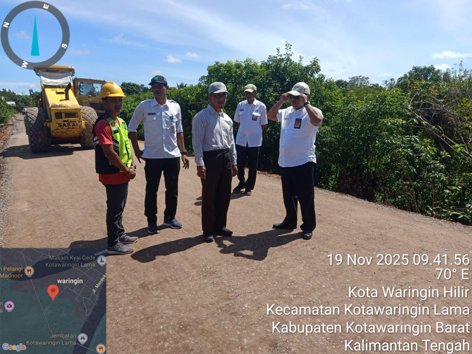 Jelang Haul Kyai Gede, Dinas PUPR Perbaiki Akses Jalan Beji di Kotawaringin Lama 