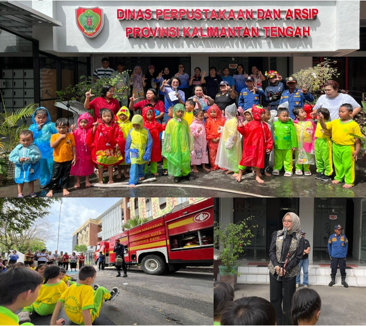 Kisah Pahlawan Api: Kelas Inspirasi Damkar Palangka Raya di DISPURSIP KALTENG