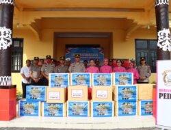 Kapolres Kobar Lepas Pemberangkatan Bantun Untuk Korban Bencana di Aceh-Sumut-Sumbar