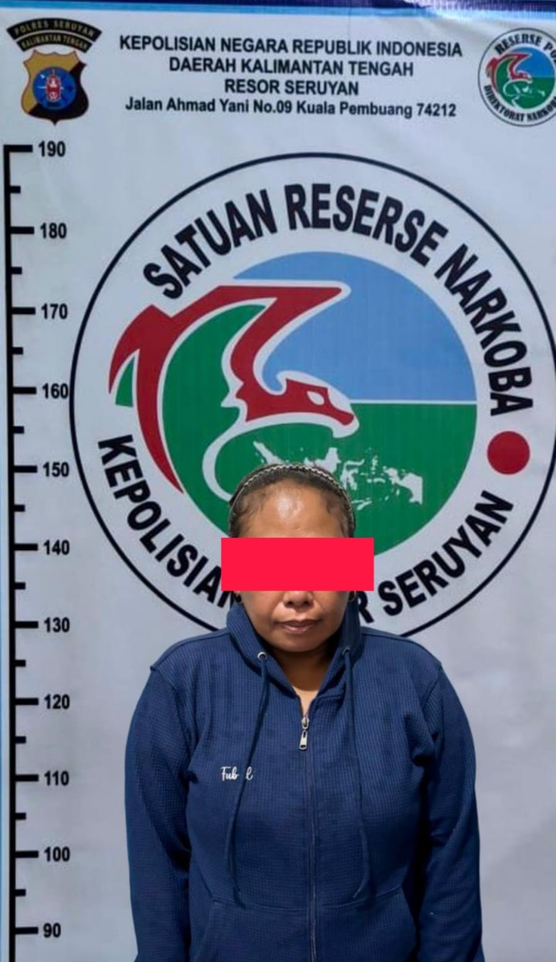 Polres Seruyan Gerebek Kos-kosan, Wanita Seruyan Diamankan Bersama 52 Paket Sabu