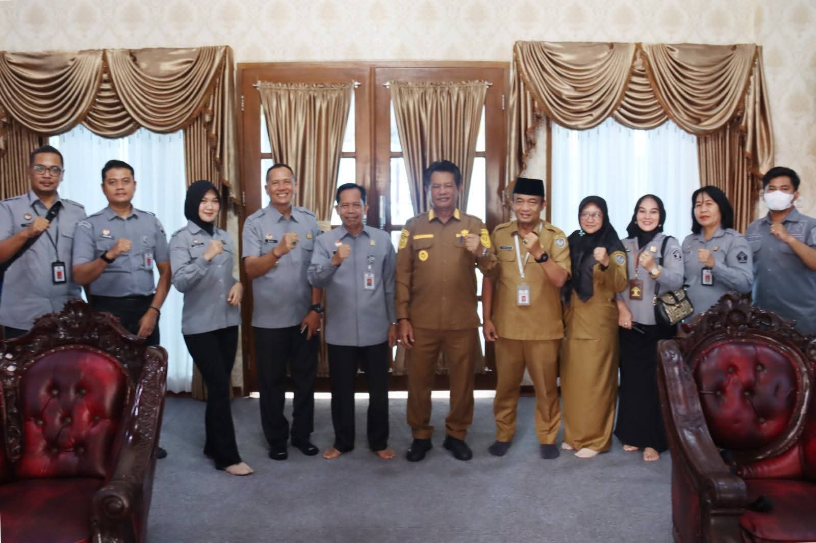 Bupati Seruyan Terima Kunjungan Kanwil Kemenkum Kalteng, Dorong Perlindungan Produk Unggulan Daerah