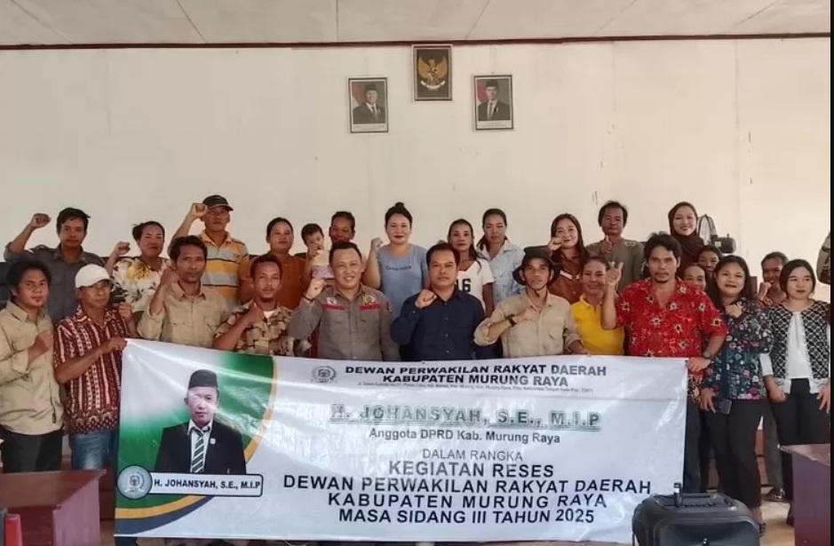 Serap Aspirasi, Johansyah Reses ke Desa Sungai Bakanon