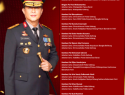 Wakapolda, 2 Kapolres dan Sederet Pejabat Polda Kalteng Dimutasi