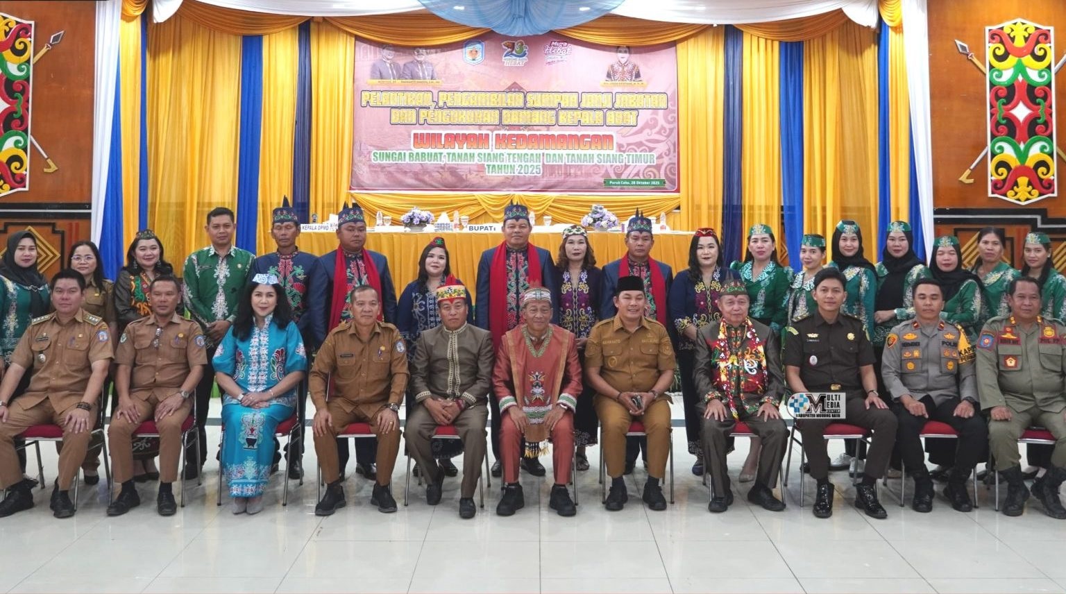 Ketua DPRD Apresiasi Pelantikan 3 Damang Kepala Adat