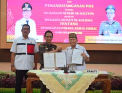 Gubernur-Kajati Teken MoU Penerapan Pidana Kerja Sosial