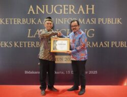 Pemprov Kalteng Raih Predikat Badan Publik Informatif 2025