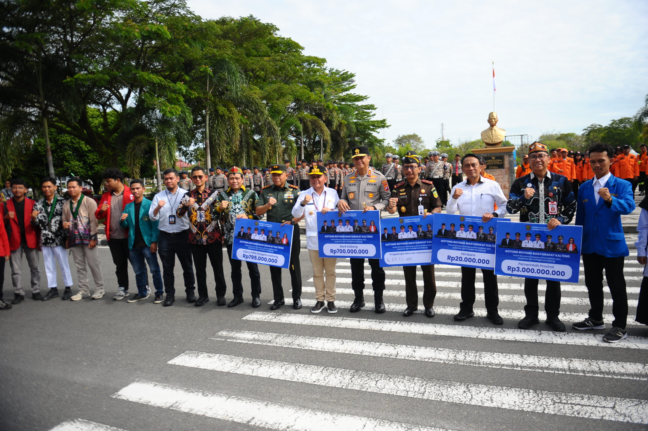 Kalteng Kirim Bantuan Rp9 Miliar untuk Aceh, Sumut dan Sumbar