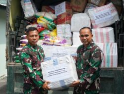 Kodim 1016 dan Warga Kirim bantuan untuk Korban Bencana Sumatera